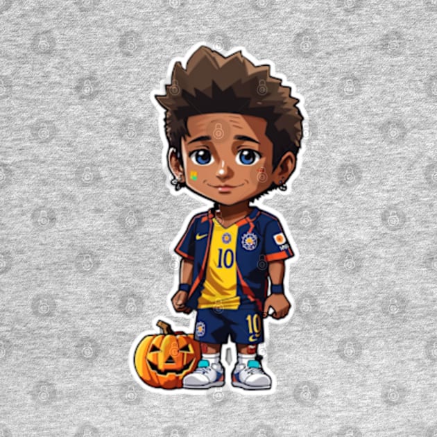 Neymar fan tee halloween by pvinh23